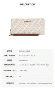 Michael Kors Print Ladies Holding Purse 35F8GTVT3B VANILLA - 香草色35F8GTVT3B VANILLA - 查看 7