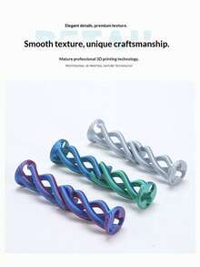 1 pieza Nuevo juguete antiestrés 3D impreso 2026, juguete de rompecabezas espiral para girar y dar vueltas, regalo interesante para cumpleaños, vacaciones, novedad - Multicolor - Ver 7