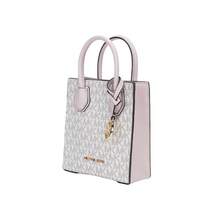 Michael Kors Mercer Printed Women's Single Shoulder Handbag 35T1GM9C0I PWD BLSH MLT - 香草色配粉紅35T1GM9C0I PWD BLSH MLT - 查看 3