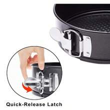 24cm Round Flower Non-Stick Cake Mold With Latch, Baking Mold Suitable For Home Oven - View 5
