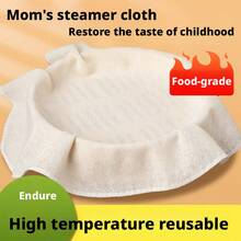 Steamer Cloth, Cheese, Egg Tart, Steamer Tray, Gauze, Non-Stick Steamer Pot, Bun Cloth, Cloth Pad, Thickened, Homemade Steamed Bun Round Cloth - Multicolor - View 6