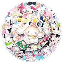 SANRIO 50 miếng dán 3D - Hình hoạt hình dễ thương Hello Kitty/My Melody & Mochi - Chống nước cho ốp điện thoại - 50 cái - Xem 6