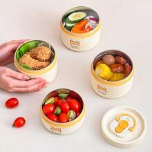 Bento Box Adult, Snack Containers With Lids, School Lunch Box, Meal Prep Containers With Dividers, Divided Food Storage Containers, Travel Food Containers, Salad Container For Lunch, Bento Snack Box, Student Lunch Bowls - Multicolor - View 11