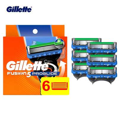 GILLETTE 6 unidades Cuchillas de repuesto Fusion 5 ProGlide