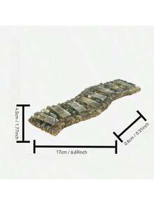 1件装仙女花园小径迷你石板路，适用于仙女花园配件、石板路、娃娃屋装饰，是工艺爱好者的理想之选，也可用于桌面、房间装饰、迷你村庄景观和夏季花园布置。 - 多色 - 查看 5