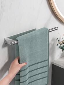 1个浴室毛巾杆，壁挂式，承重力强，现代家居装饰毛巾架，适用于浴室或厨房墙面，浴室配件，公寓必备 - 彩色 - 查看 2