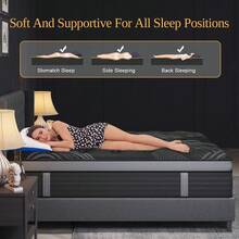 Duchessz 14 Inch King Queen Full  Twin Size Premium Memory Foam High Quality Pocket Coils Bed Mattress Cushion Medium Firm High Breathable Supportive Edge Zero Pressure Cooling Night Sleep - 14寸 - 查看 5