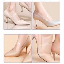 2/10pcs Invisible Transparent Shoelace Retainer, Suitable For Women's High Heels, Easy To Install, Can Secure Shoelaces - Multicolor - View 4