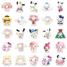 SANRIO 50 miếng dán 3D - Hình hoạt hình dễ thương Hello Kitty/My Melody & Mochi - Chống nước cho ốp điện thoại - 50 cái - Xem 12