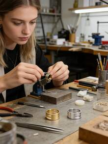 1/5/10/20/30/50/100 piezas Anillos divididos abiertos, anillos divididos convenientes adecuados para la fabricación de joyas, pulseras, collares - Amarillo Oro - Ver 4