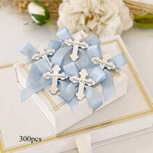 Personalized Baptism Favor Tag, Acrylic Mirror Gold Cross Tags, Thank You Tag, Baptism Tags For Favors, Mi Tag, Custom Baptism Name - Multicolor - View 7