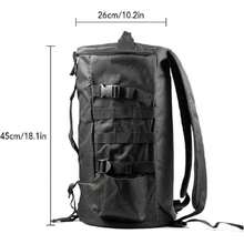 Fishing Tackle Bag, Multifunctional Large Capacity Fishing Backpack Outdoor Travel Camping Fishing Rod Reel Tackle Bag Shoulder Bag Luggage Bag (Black),41467331 - Black - View 6