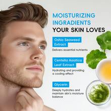 1 Peça Creme Hidratante Diurno Moisturizing LAIKOU para Homens 30g, Creme Facial Anti-Oxidação, Prevenção de Rachaduras, Loção Facial Hidratante para Todos os Tipos de Pele, Presente para Pai, Dia dos Pais - 30g - Visão 8