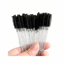 睫毛刷和微型棉签套装，适用于睫毛嫁接，50/100/200支装，无绒唇部微型涂抹刷，一次性睫毛膏刷，可用于睫毛、牙齿、指甲、眼线和个人护理 - 彩色 - 查看 5