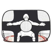 Porterías de fútbol plegables, porterías para niños pequeños, objetivos de red, equipo de entrenamiento al aire libre para niños - Negro - Ver 7