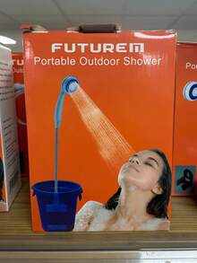 Ducha recargable portátil para camping, viajes, hogar, jardín, ducha de mano, con filtro de agua. - Blanco - Ver 8