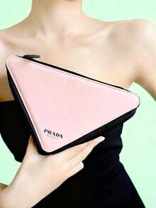 Prada 这款粉色女士化妆包容量大，适合日常使用，也可作为圣诞礼物。 - 粉色 - 查看 2