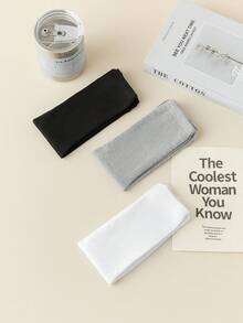 1/3 Pairs Unisex Two-Toe Ankle Socks, Spring/Summer Split Toe Thumb Socks, Black/White/Gray Pig Hoof Design Non-Slip Socks For Women - Multicolor - View 4