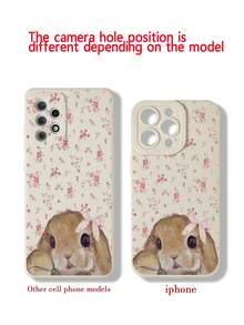 复活节兔子印花防震手机壳，兼容 17 Pro/17 Air/17/17 Pro Max/16/11/16 Pro/16 Plus/16 Pro Max/16 e/15 Pro Max/13/14/12/XS/XR/7G/8P、Galaxy S25/S25 Plus/S25 Ultra/A16/A36/A26/A56/A50/A12/A32/A52/A72/A51/A21 S/A13/A14/S24/S24 Plus/S24 Ultra、S22/A52/A53/A54/A55/S23、11/12 Pro/12/12 X/13 Pro/14 Pro/15 Pro、10/9/Note9/12c/Note11 Pro/Note8 Pro - 彩色 - 查看 7