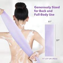 Paños exfoliantes coreanos [4 unidades] – Toallas de limpieza corporal diarias para uso diario, para ducha, espalda y cuerpo com - como en la foto - Ver 7