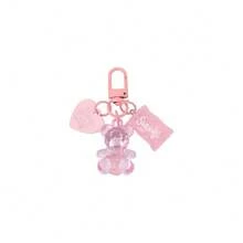 Transparent Bear Keychain, Candy Heart Pendant, Suitable For Phone, Bag, Earphone Case, Cute Stationery, Student Gift - A - View 12