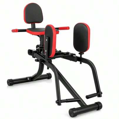 Home Gym Glute & Hip Trainer, Adjustable Sit-Up & Leg Exercise Machine For Buttocks & Hip Training, Compact Home Fitness Equipment