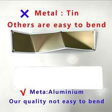 2D Flat, 2D Flat Metal Sign, 1pc "Lunch Out" Metal Plaque - 3.94 X 15.75 Inches, Suitable For Home, Bar, Cafe & Garage Decor, Durable Indoor/Outdoor Wall Art, 2D Flat - 1PC - Xem 5