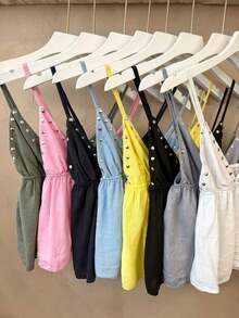 Women Tank Tops & Camis - 黑色 - 查看 6
