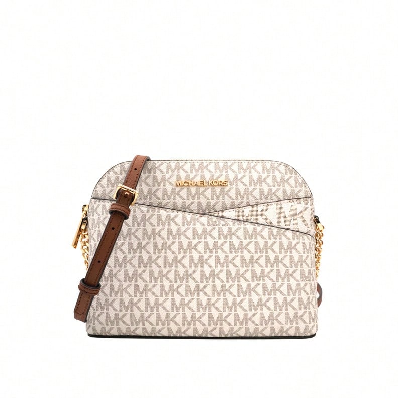 Michael Kors Jet Set Travel Printed Women's Single-Shoulder Crossbody Bag 35F1GTVC6B VANILLA - 香草色35F1GTVC6B VANILLA - 查看 1