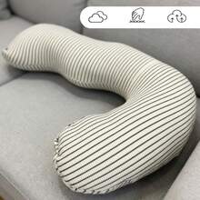 Seahorse Pillow For Pregnant Woman Side Sleeping, Waist Pillow, Side Sleeping, Leg Pillow, Sofa Cushion - 條紋 - 查看 2