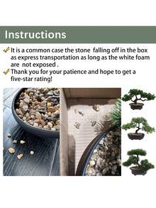 1pc Artificial Potted Plant Tree, Light Green Leaves With Black Planter, Approx. 20cm Tall, Artificial Green Plant, Suitable For Home And Office Decor | Ideal For Bookshelf, Desk, Bathroom | Rustic Style, Holiday Decor, Valentine's Day, Spring/Summer Decoration, Home Accessory - Green -b - View 11