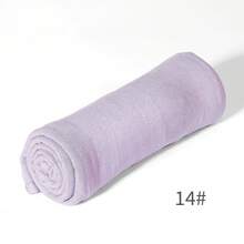 女士高品质真丝汗布头巾，防风防沙围巾，全年适用 - 彩色 - 查看 31