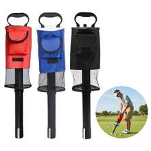 Tubo recogedor de pelotas de golf con diseño de sección superior e inferior de fácil montaje y desmontaje, que incluye una bolsa de red como accesorio - Multicolor - Ver 3