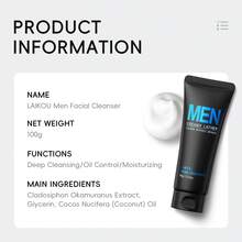 LAIKOU 1瓶莱寇男士毛孔清洁保湿洁面乳，100克，改善肤质，保湿洁面，控油，适合所有肤质，浴室专用 - 深層清潔 - 查看 4