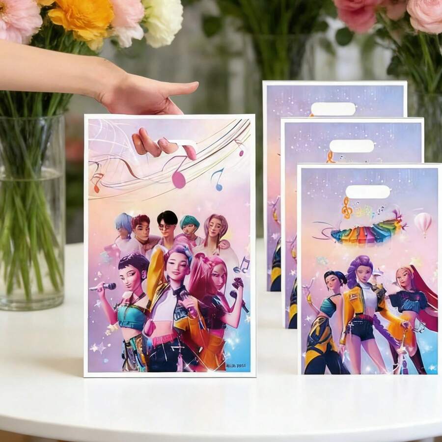 10pcs K-Pop Party Decor Candy Gift Bags, Party Favors - Multicolor - View 1