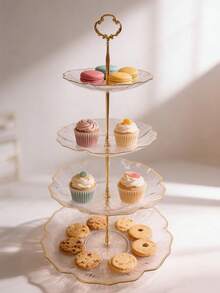 Two And Three-Tiered Candy And Snack Stand – Decorative For Table Settings, Parties, And Afternoon Tea. - 查看 5