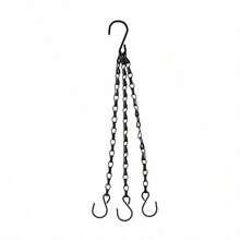 1pc Black Hanging Hook Chain, Hanging Basket Chain, Flower Pot Chain, Bird Feeder Chain, Lantern Chain - 1Pc - View 8