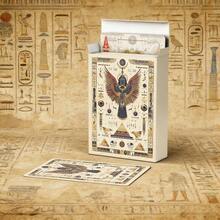 YFOPEN 埃及神话主题扑克牌，一套54张，设计经典，精美绝伦。充满想象力的抽象美学，是棋盘游戏、纸牌游戏和家庭聚会的理想之选。 - 彩色 - 查看 3