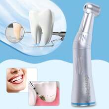 YUNRUX Dental Low Speed Angle Inner Water Handpiece - Silver - View 9