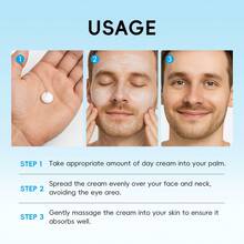 1 Peça Creme Hidratante Diurno Moisturizing LAIKOU para Homens 30g, Creme Facial Anti-Oxidação, Prevenção de Rachaduras, Loção Facial Hidratante para Todos os Tipos de Pele, Presente para Pai, Dia dos Pais - 30g - Visão 10