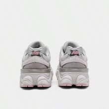 New Balance NB 9060 Low Top Kids' Running Shoes Red Violet Unisex GC9060EP | Cushioned Performance, Lightweight Comfort - màu xám hồng - Xem 5