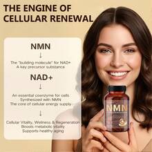 High-Purity NMN Synergy - 1000mg Per Serving, 10-In-1 Cellular Revitalization Supplement, 120 Capsules - 2 Bottles - View 4