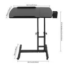 RibasuBB Portable Tattoo Workbench With Adjustable Height, Universal Wheels, Double Work Surface, And Removable Pen Frame For Tattoo Artists - Black - View 10