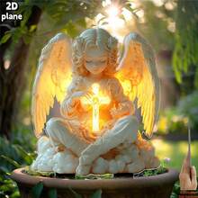 Bestselling Hummingbird Singing In Garden 2D Acrylic Waterproof Durable Yard Stake - A - View 5