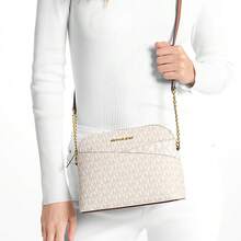 Michael Kors Jet Set Travel Printed Women's Single-Shoulder Crossbody Bag 35F1GTVC6B VANILLA - 香草色35F1GTVC6B VANILLA - 查看 2