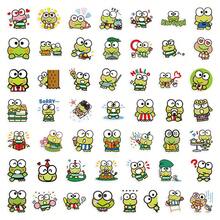 SANRIO 50Pcs Sticker Pack -  Cute Frog & Friends Decals For Phone & Journal - 50PCS - View 4