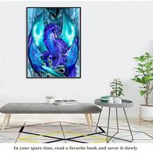 LaoJieYuan 2026新款龙纹印花十字绣图案 DIY刺绣工艺绘画手工针线活促销礼品DIY套装工艺品刺绣套件十字绣套件钩针套件戳绣套件缝纫配件缝纫套件绣线工艺套件针线材料缝纫图案钩针工艺用品刺绣套件初学者缝纫图案 - 需要自己繡製不含框架 - 查看 6