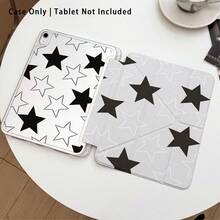 UV印刷亚克力水晶平板电脑保护套，带支架，兼容荣耀、苹果、三星等主流平板电脑型号，可折叠防弯折，硅胶加固边角，自动唤醒/睡眠功能，内置笔槽，多角度可折叠支架——完美日常保护，理想礼品 - 彩色 - 查看 2