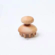 1pc Wooden Body Massager - Handmade Mushroom Shaped Massage Tool, Relieve Headache, Promote Lymphatic Drainage, Body Shaping And Scalp Relaxation, Daily Care For Women/Men, Christmas/New Year Healthy Gift - Chinese Mushroom Massage - View 13