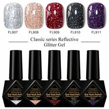 FOUR LILY 反光闪粉凝胶指甲油 闪亮迪斯科DJ LED凝胶指甲油 10毫升 - 彩色 - 查看 3